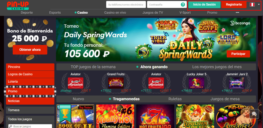 botones de autorización y registro registro y autorización en el casino