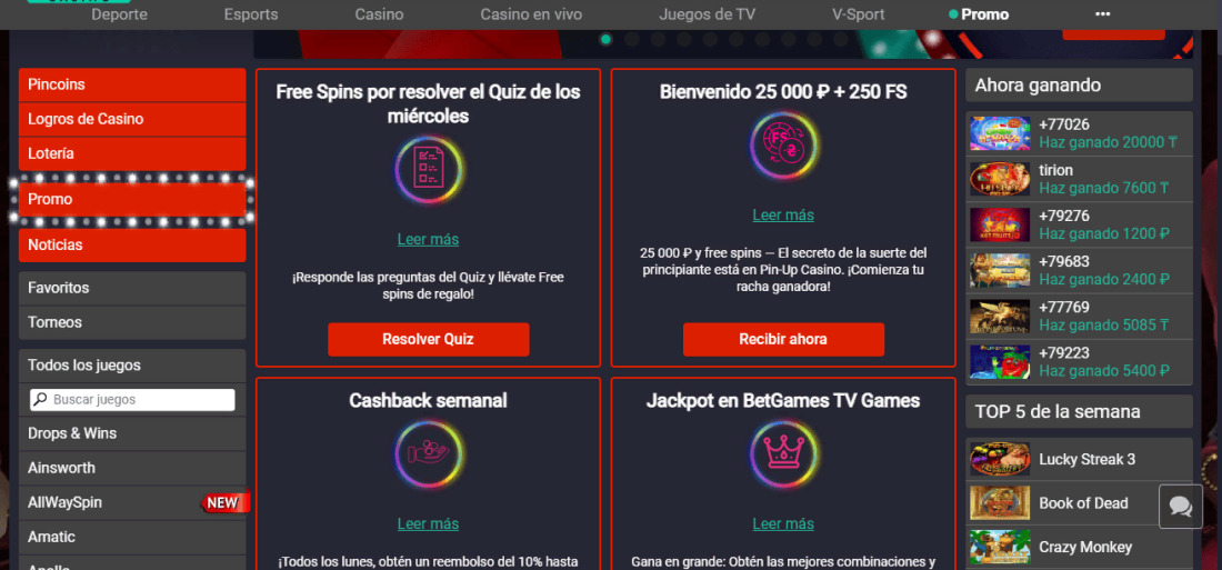 bonos y promociones de casas de apuestas