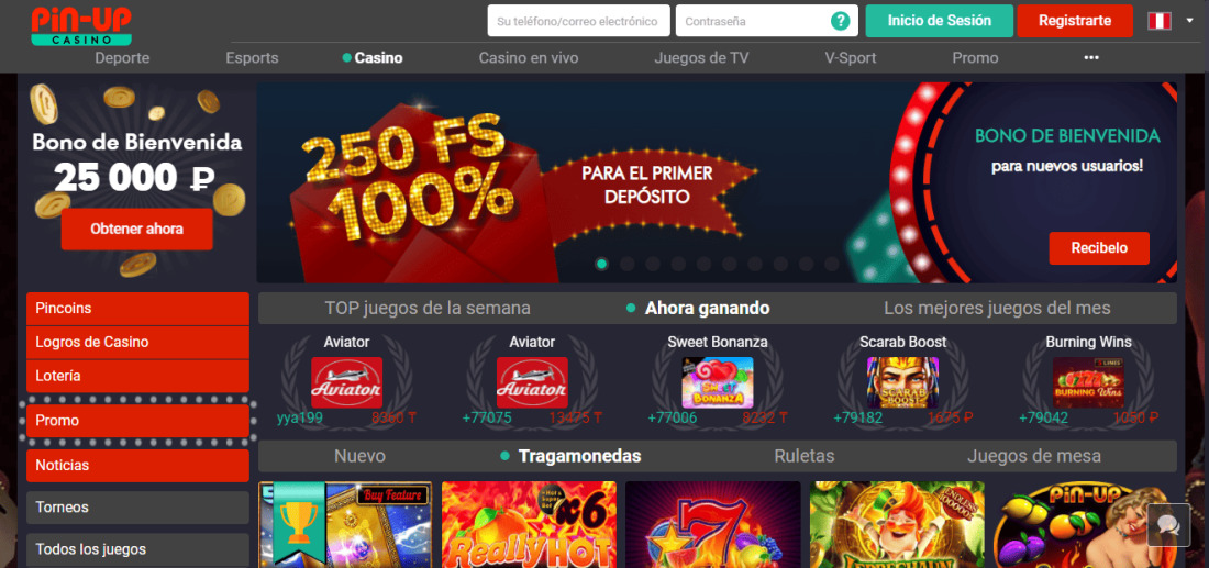 registro en el sitio web oficial